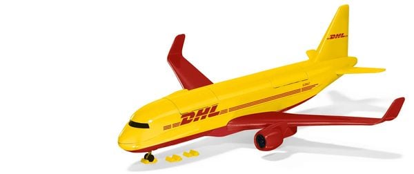 Siku 1702 DHL Frachtflugzeug mit Zubehör