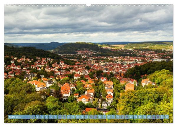 Produktbild: Wartburgstadt Eisenach - Reise durch das sch&ouml;ne Th&uuml;ringen (Wandkalender 2026 DIN A2 quer), CALVENDO Monatskalender