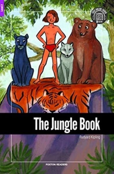 Produktbild: The Jungle Book - Foxton Reader Level-2 (600 Headwords A2/B1) with free online AUDIO