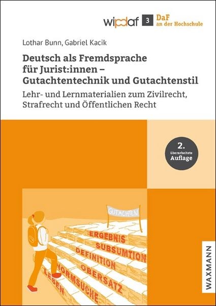 Produktbild: Deutsch als Fremdsprache f&uuml;r Jurist:innen &ndash; Gutachtentechnik und Gutachtenstil