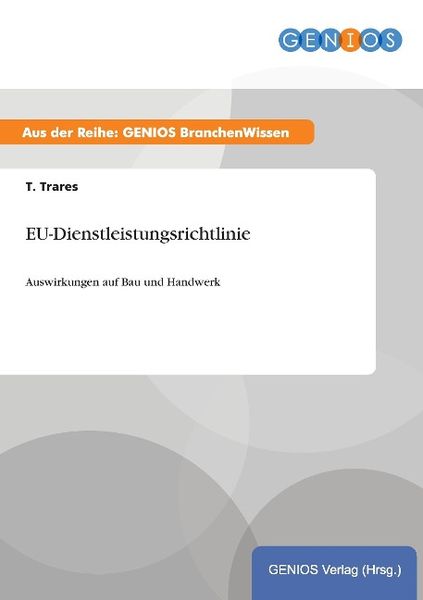 Produktbild: EU-Dienstleistungsrichtlinie