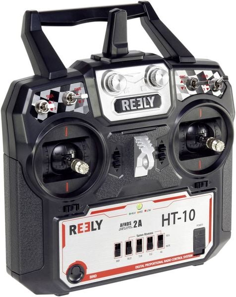 Reely HT-10 Hand-Fernsteuerung 2,4GHz Anzahl Kanäle: 10 inkl. Empfänger