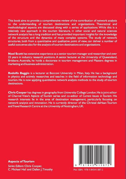 Produktbild: Network Analysis and Tourism