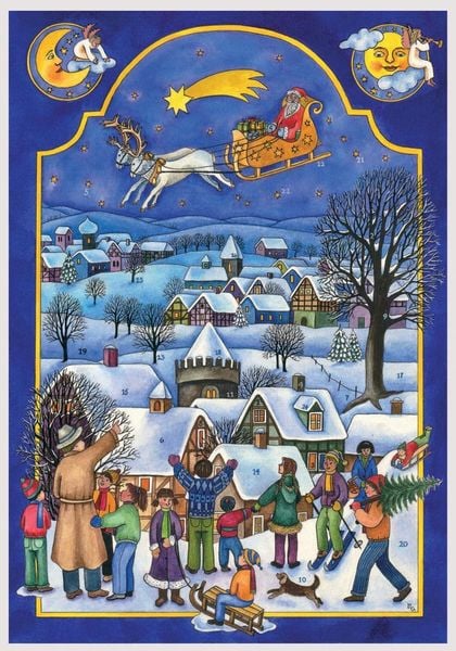Produktbild: Adventskalender "Nikolaus im Schlitten"