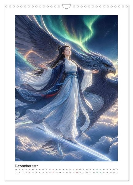 Produktbild: Zwischen Kranich und Drache (Wandkalender 2027 DIN A3 hoch), CALVENDO Monatskalender