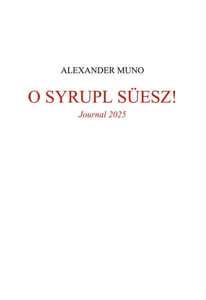 Produktbild: O Syrupl s&uuml;esz!