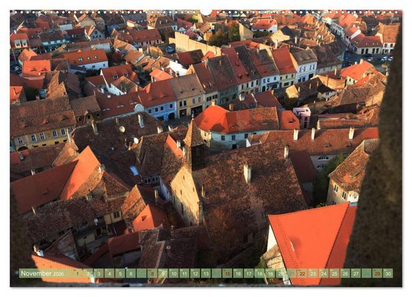 Produktbild: Zauberhaftes Sibiu - Die Perle Siebenb&uuml;rgens in Rum&auml;nien (Wandkalender 2026 DIN A2 quer), CALVENDO Monatskalender