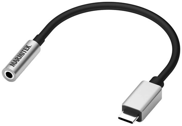 Produktbild: Marmitek Audio Adapter [1x USB-C&reg; - 1x Klinkenbuchse 3.5 mm] USB-C / Audio 3,5 mm Adapter 0.15 m