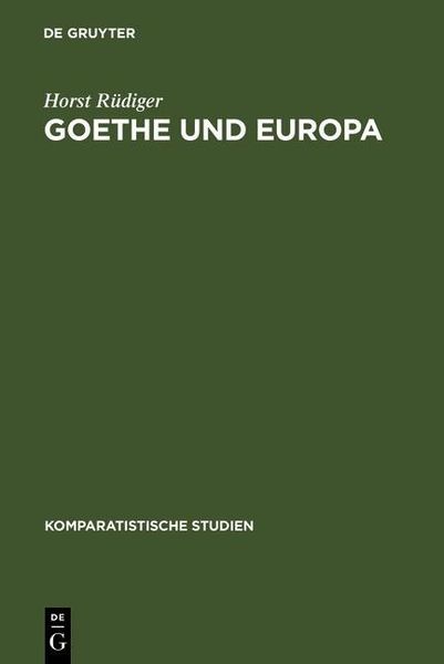Produktbild: Goethe und Europa