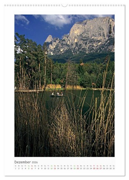 Produktbild: S&uuml;dtirol - Ein Erlebnis f&uuml;r das Auge (Wandkalender 2026 DIN A2 hoch), CALVENDO Monatskalender