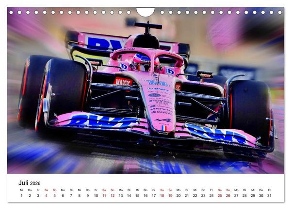 Produktbild: Adrenalin pur und Puls 200 (Wandkalender 2026 DIN A4 quer), CALVENDO Monatskalender
