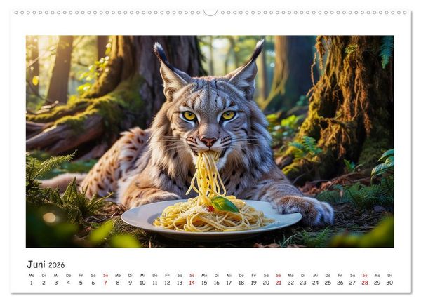 Produktbild: Mahlzeit... Wie wir Sie selten sehen! (Wandkalender 2026 DIN A2 quer), CALVENDO Monatskalender