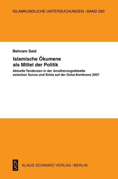 Produktbild: Islamische &Ouml;kumene als Mittel der Politik