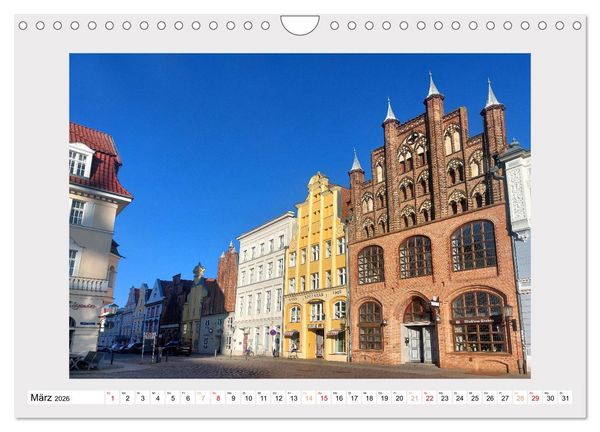 Produktbild: Stralsund genie&szlig;en (Wandkalender 2026 DIN A4 quer), CALVENDO Monatskalender
