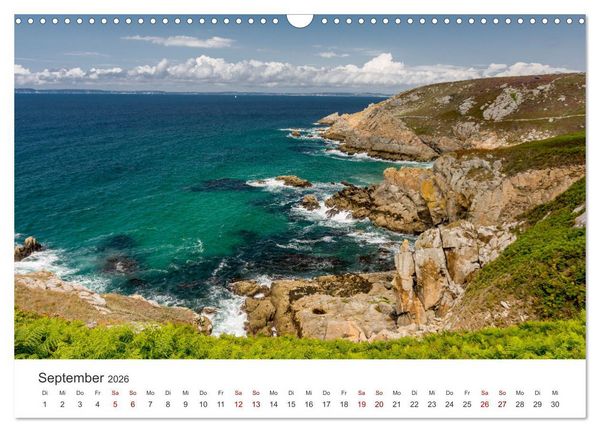 Produktbild: Die Bretagne - Traumpfade (Wandkalender 2026 DIN A3 quer), CALVENDO Monatskalender