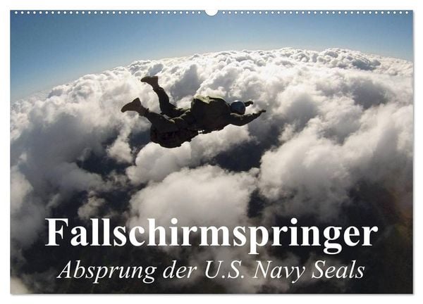 Produktbild: Fallschirmspringer. Absprung der U.S. Navy Seals (Wandkalender 2026 DIN A2 quer), CALVENDO Monatskalender
