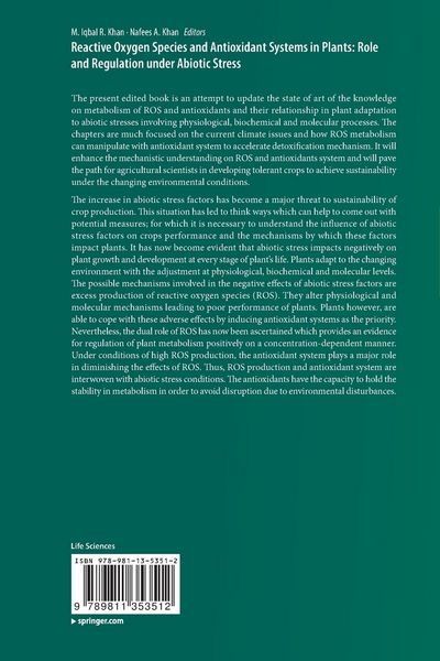 Produktbild: Reactive Oxygen Species and Antioxidant Systems in Plants: Role and Regulation under Abiotic Stress