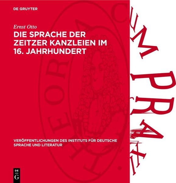 Produktbild: Die Sprache der Zeitzer Kanzleien im 16. Jahrhundert