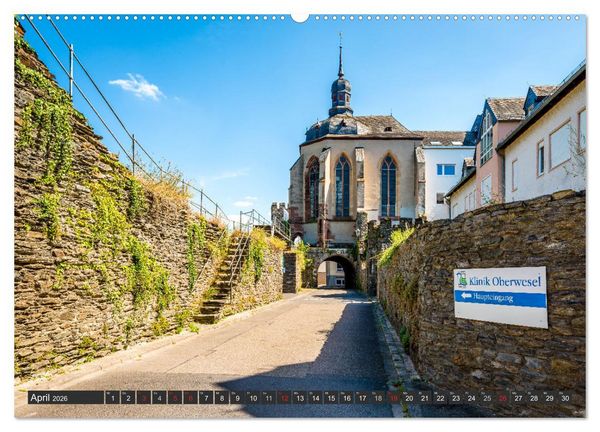 Produktbild: Oberwesel - Stadt der T&uuml;rme (hochwertiger Premium Wandkalender 2026 DIN A2 quer), Kunstdruck in Hochglanz