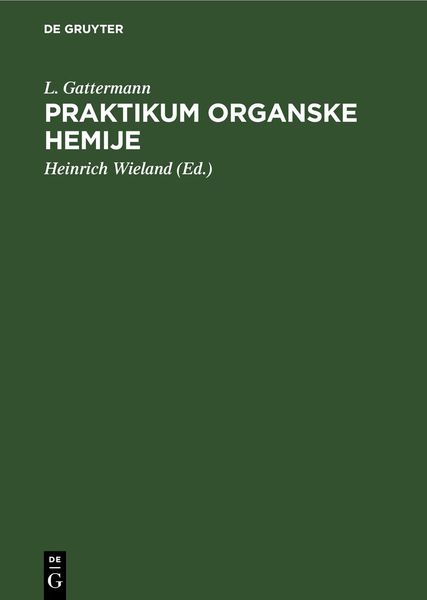 Produktbild: Praktikum organske hemije