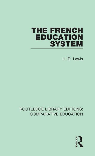 Produktbild: The French Education System