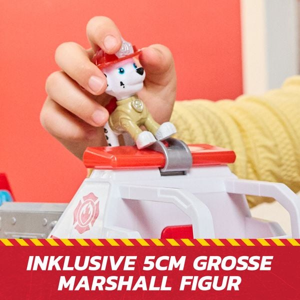 Produktbild: PAW Patrol Fire Rescue - Marshalls Deluxe Feuerwehr-Truck, 50 cm lang, mit Marshall Hundefigur