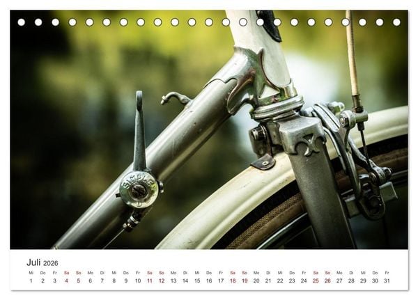 Produktbild: Stahlrenner - Rennrad-Klassiker aus Europa (Tischkalender 2026 DIN A5 quer), CALVENDO Monatskalender