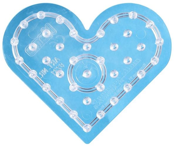 Produktbild: hama Stiftplatte Herz f&uuml;r Maxi-Perlen transparent