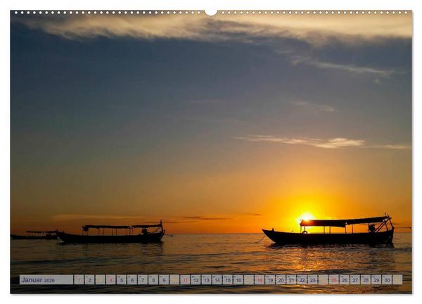 Produktbild: Kalender - Fotos selbst einkleben und selbst gestalten (hochwertiger Premium Wandkalender 2026 DIN A2 quer), Kunstdruck in Hochglanz