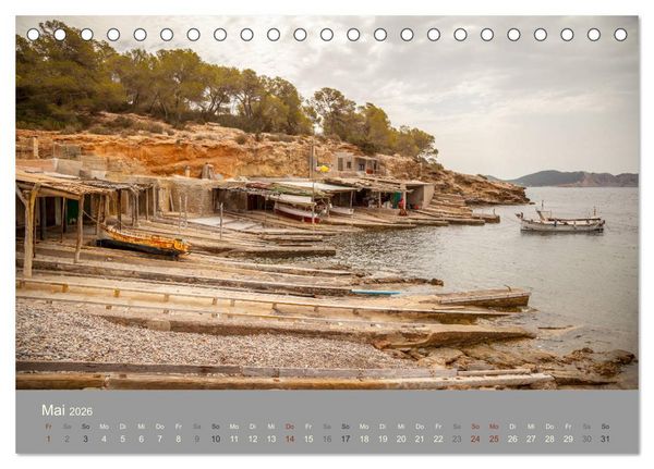 Produktbild: Ibiza - Spanien (Tischkalender 2026 DIN A5 quer), CALVENDO Monatskalender