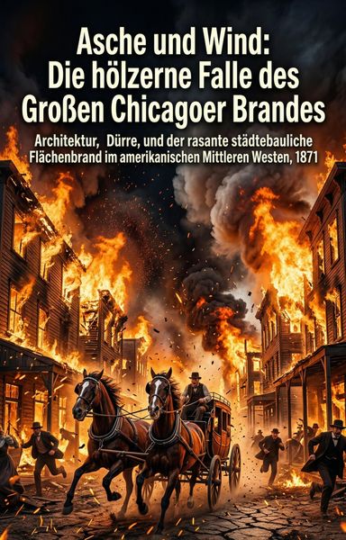 Produktbild: Asche und Wind: Die h&ouml;lzerne Falle des Gro&szlig;en Chicagoer Brandes