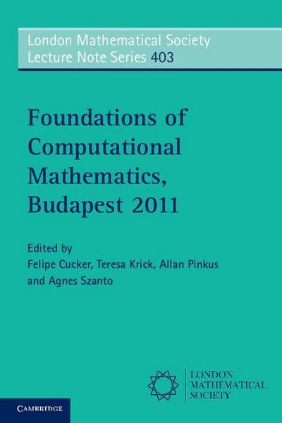 Produktbild: Foundations of Computational Mathematics, Budapest 2011