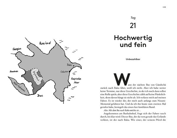 40 Tage Aserbaidschan