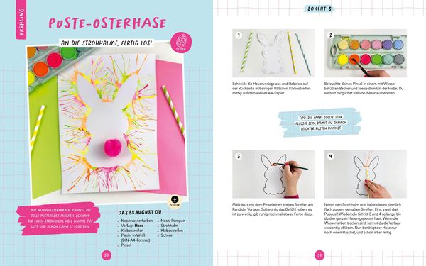 Produktbild: Mein NEON-Bastelbuch &ndash; von Bastel- und DIY-Bloggerin Mavalina