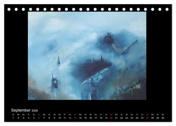 Produktbild: Kunstkalender von Michaela Nagel (Tischkalender 2026 DIN A5 quer), CALVENDO Monatskalender