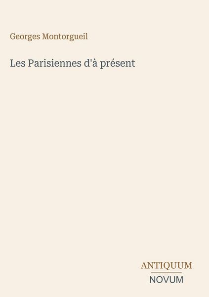 Produktbild: Les Parisiennes d'&agrave; pr&eacute;sent