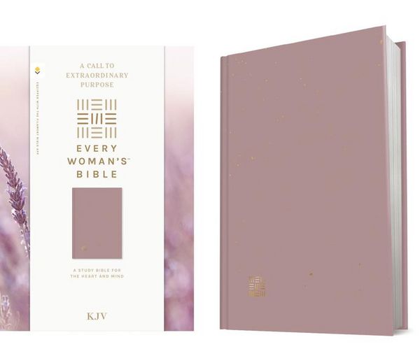 Produktbild: KJV Every Woman's Bible, Filament Enabled (Hardcover, Plum, Red Letter)