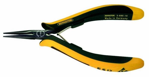 Bernstein Tools for Electronics 3-685-15 ESD Spitzzange Gerade 140mm