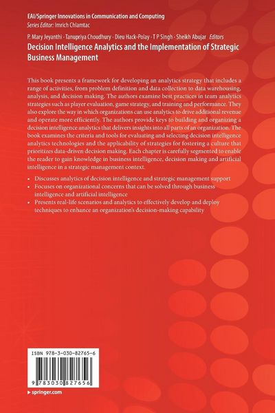 Produktbild: Decision Intelligence Analytics and the Implementation of Strategic Business Management