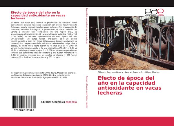 Produktbild: Efecto de &eacute;poca del a&ntilde;o en la capacidad antioxidante en vacas lecheras