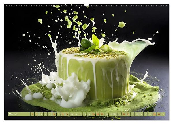 Produktbild: Lifestyle Matcha - Hot und Cool (Wandkalender 2027 DIN A2 quer), CALVENDO Monatskalender
