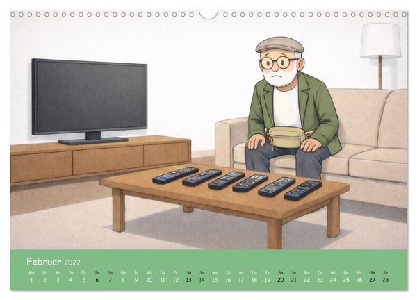 Produktbild: Ich bin noch nicht fertig - Opa Edition (Wandkalender 2027 DIN A3 quer), CALVENDO Monatskalender
