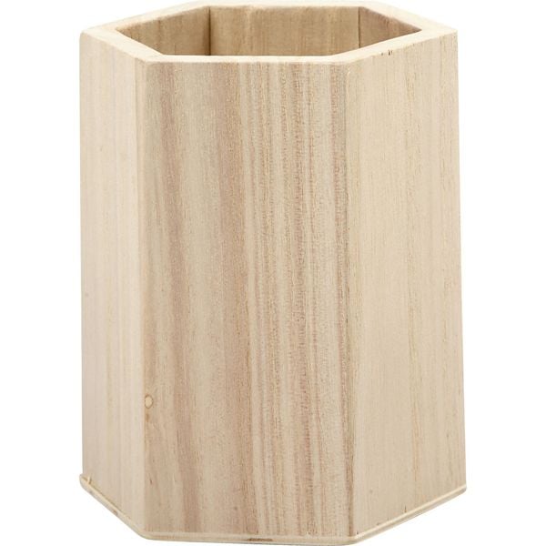 Produktbild: Creativ Company Stifthalter aus Holz 10,5 x 8 cm