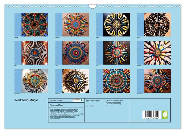 Produktbild: Werkzeug-Magie (Wandkalender 2026 DIN A3 quer), CALVENDO Monatskalender