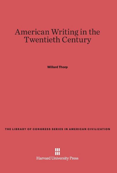 Produktbild: American Writing in the Twentieth Century
