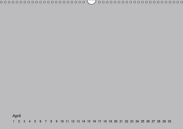 Produktbild: Geburtstags - Bastelkalender - Grau (Wandkalender immerw&auml;hrend DIN A3 quer)