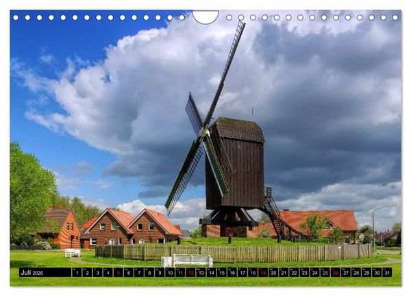 Produktbild: Papenburg und das Rheiderland (Wandkalender 2026 DIN A4 quer), CALVENDO Monatskalender