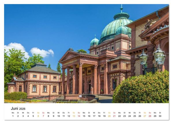 Produktbild: Bad Homburg - Die Perle im Hochtaunus (Wandkalender 2026 DIN A4 quer), CALVENDO Monatskalender