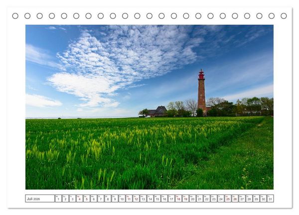 Produktbild: Fotospots in Deutschland (Tischkalender 2026 DIN A5 quer), CALVENDO Monatskalender