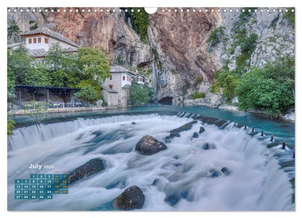 Produktbild: Bosnia and Herzegovina Romantic heart of the Balkans (Wall Calendar 2026 DIN A3 landscape), CALVENDO 12 Month Wall Calendar